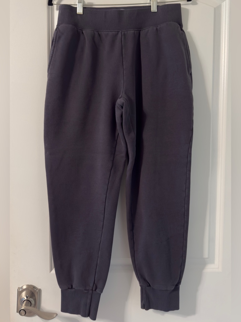 TNA Charcoal Purple Jogger Sweatpants
